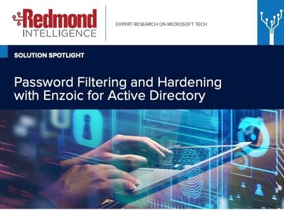 Redmond Intelligence Solution Spotlight: Password Filtering and Hardening with Enzoic for Active Directory.